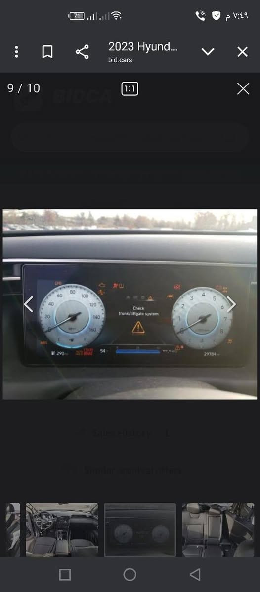 السلام عليكم توسان 23 امريكي فول ماشية 88الف كيلو حادثه الباب ورة السائق ومبد بلاد فقط 18500 وبيعة مجال***********
