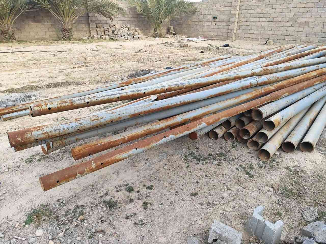 سلام عليكم ورحمة الله وبركاته
اعمده كهرباء للبيع ٩متر السعر 90،000
***********
