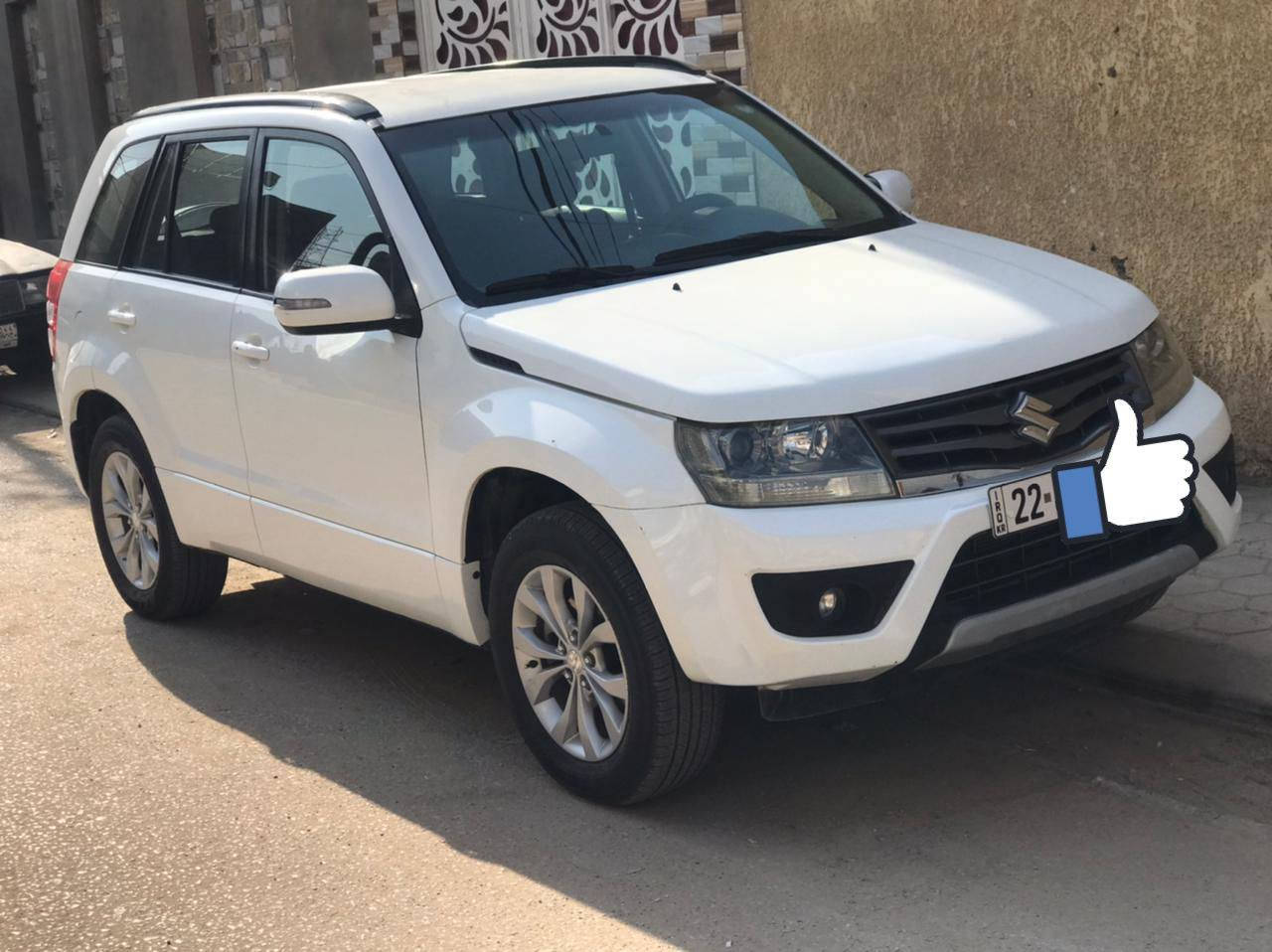 السلام عليكم سازوكي ڤيتارا للبيع 2014 السياره مكفوله كفاله عامه ماعدى بارد اباب السايق  ماشيه 120 حقيقي السياره نضيفه مداور ثاني يوم رقم اربيل السعر 120 رقم الهاتف ***********
