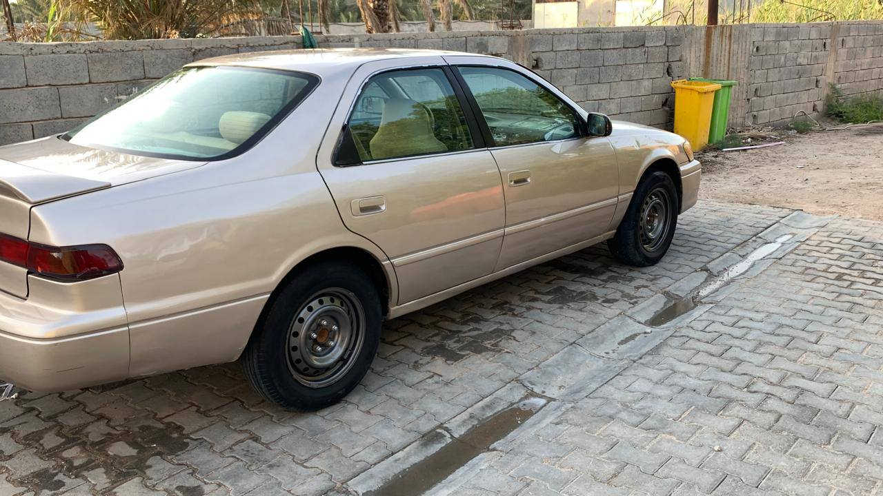 كامري موديل ٢٠٠٠ رقم بصره باسمي سنويه لل ٢٨وارد امريكي مصبوغه عام اثر جراد مكينه و كير وحداده كفاله من الضربه القويه مكينتها ٦ سلندر ٣٠٠٠ بلاديه مال حاويه مكان السياره البصره السراجي للاستفسار *********** 
السعر ٧٣ وبيه مجال للشراي

