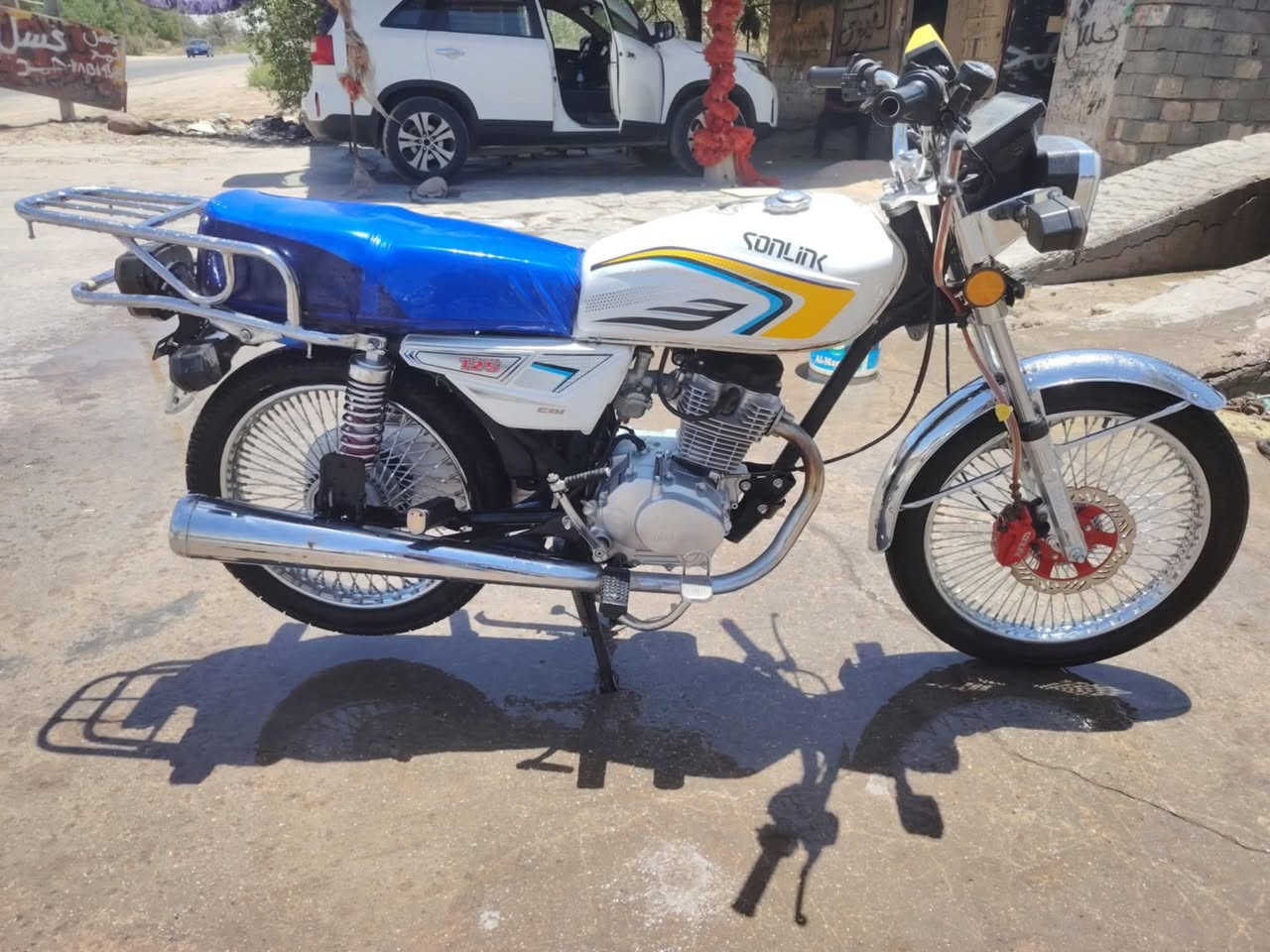 سلام عليكم
للبيع تايكر سونك 5كير  موديل 24 طالعه ب25  اوراق سكنر دراجه مال جناي مكفوله لايت عدسه  دشبول شاشه  دراجه جاهزه وعلى ايدي سعر 675 وبيها مجال.المكان  بابل قضاء المحاويل  للشراي لل تواصل *********** قليل متواجد بلفيس
