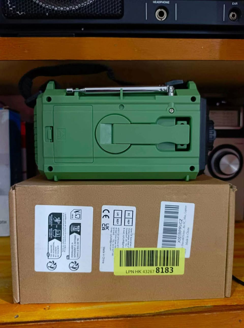 راديو استيراد أوربي خاص
موجات FM-MW_SW 7.
موجه طقس WB
شاشه دجتل
لايت عدد ٢ قوي جدا
منفذ USB يشغل فلاش صوتي 
شحن منفذ شحن تايب سي شحن سريع 🌹
حجم بطاريه ليثيوم ١٢ الف ملي أمبير 😊
يشحن عن طريق طاقه شمسيه
ايضا يشحن هندر ميكانيكي يدوي للشحن
يشتغل باتري حجم صغير عدد ٣
منبه وساعة
إنذار صوتي مع رماش وصوت عالي جدا
السعر ٥٠ الف مع توصيل 👉👉👉👉👉


**إذا كنت صاحب هذا الإعلان وتريد حذفه لأي سبب، رجاءا أرسل رسالة إلى الدعم الفني**