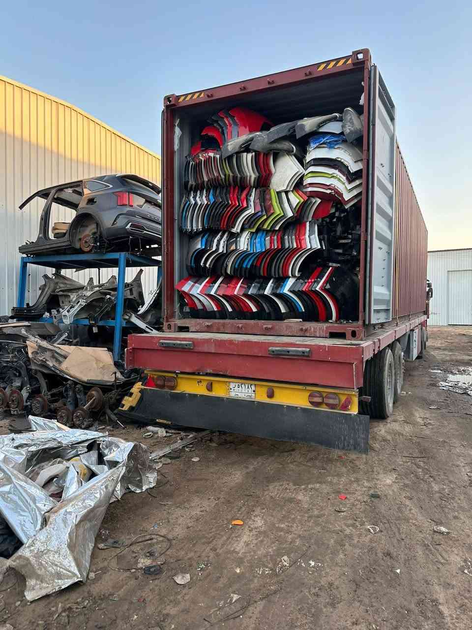 بسم الله الرحمن الرحيم 
على بركه الله 
تم وصول 
الحاويه الاولى من كوريا 
جميع قطع الغيار الامريكي والخليجي 
متوفر 
جديد ومستعمل

يتوفر لدينا قطع غيار كافة انواع السيارات الكوري وارد امريكي.وارد خليجي 

رد للاستفسار والطلب الاتصال على الأرقام التاليه 
يوجد خدمة توصيل بغداد وجميع المحافظات 

***********  مركز سيؤول 2  - ساحة عدن
