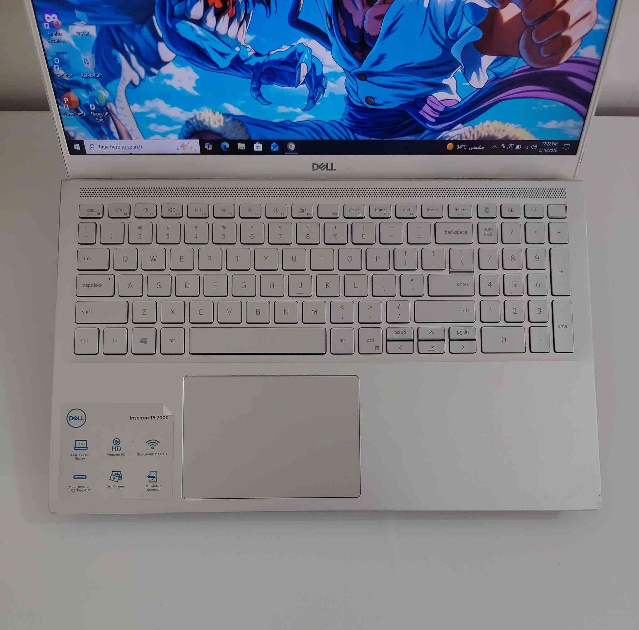 لابتوب Dell  7500
مناسب للتصميم والمونتاج وبرامج الهندسة مثل Adobe Premiere Pro وAutoCAD بشكل ممتاز.
يشغل أغلب الألعاب الحديثة بدقة جيدة بفضل كرت NVIDIA GeForce GTX 1650 Ti.
ممتاز للبرمجة، تشغيل المحاكيات، والعمل المتعدد بدون تعليق بسبب معالج H القوي.
مناسب للطلاب والمهندسين وصناع المحتوى الذين يحتاجون أداء قوي وسرعة عالية.

Dell  7500
i7 10750 H 2.60GHz 12CPUs

16 GB DDR4
512 GB SSD M.2

Intel (R) UHD Graphics 8GB
NVIDIA GeForce GTX 1650 Ti 4GB

كيبوردها ستيكر ضوئي
دقة الشاشة FHD
 القطعة نظيفة جدا نفس الصور
Battery Excellent 88%
البطارية تقره ممتازة بالبايوز.
تقره نسبتها من داخل تطبيقات فحص البطارية : 88 بالمية

لون فضي
سعر 740 الف
يوجد توصيل


**إذا كنت صاحب هذا الإعلان وتريد حذفه لأي سبب، رجاءا أرسل رسالة إلى الدعم الفني**