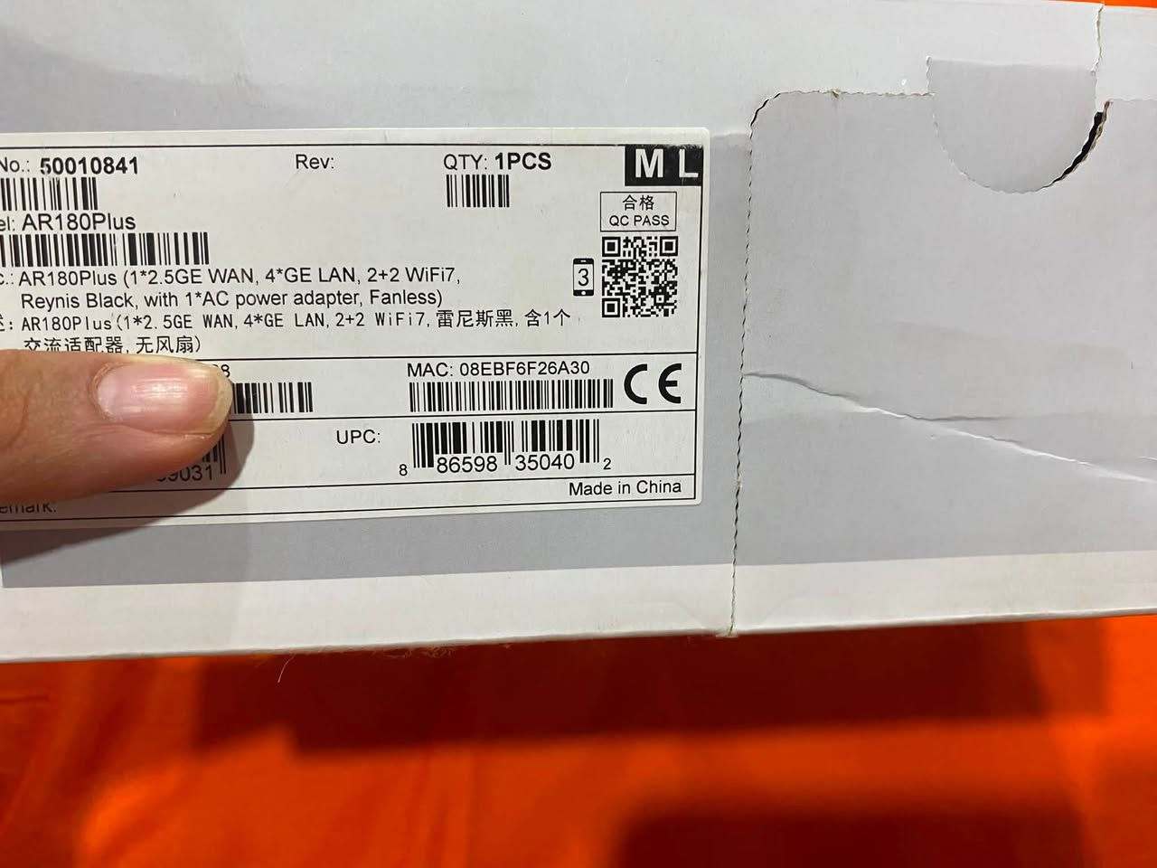 للبيع جديد :
راوتر هواوي AR180 plus

منفذ WAN 2.5GE

4 منافذ  LAN كل منفذ 1G

وايفاي 7  يبث شبكتين 

2.4 - 5G

ملاحظة : الجهاز مفتوح للتصوير فقط

سعره مع التوصيل 120 الف  

للتواصل واتساب فقط 

***********
