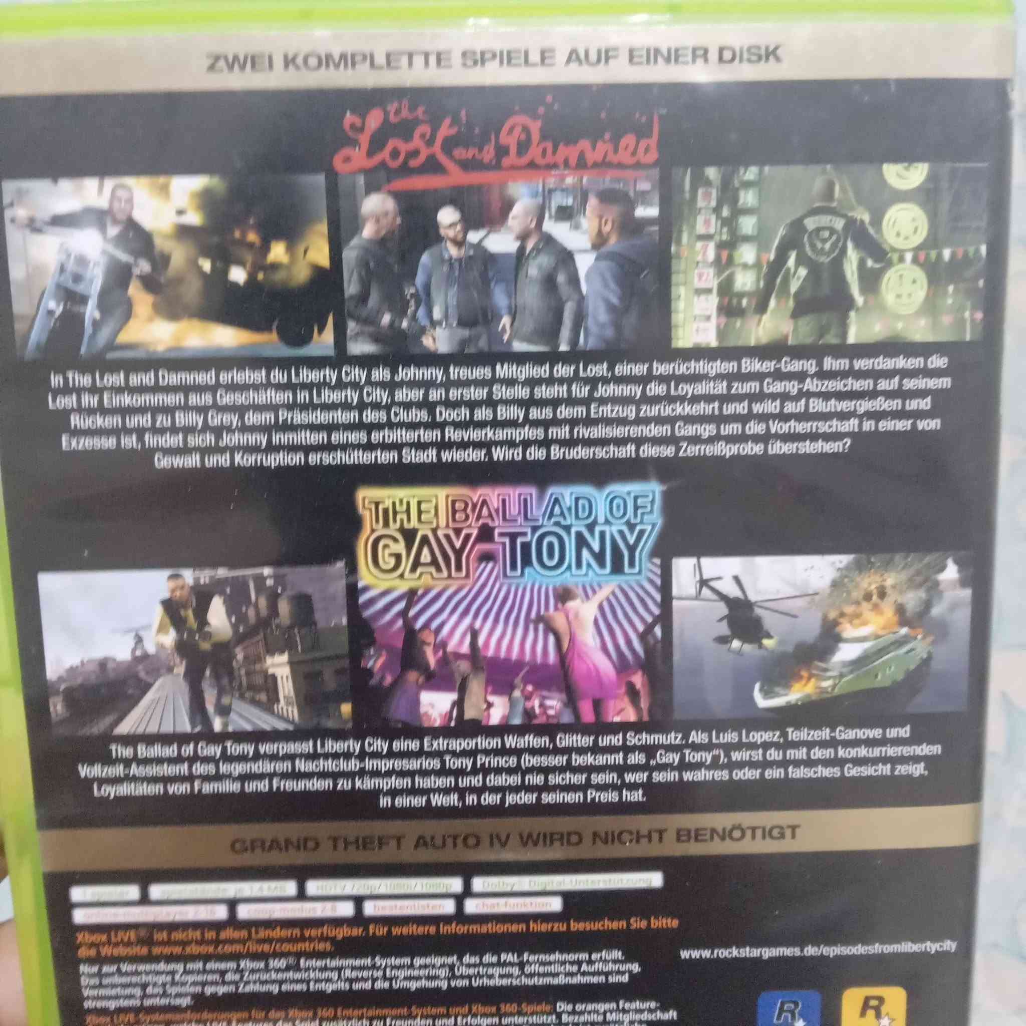 سلام عليكم
اقراص XBOX 360 أصلي ونظيف مو كوبي
موجود لعبة Fable الجزء الثاني سعره 20 الف
ولعبة GTAIV الي هو الجزء الرابع ( هذا القرص بيه قصتين منفصلتين من عالم GTAIV بقرص واحد ) سعره 25 الف
اثنينهم سعرهم أربعين شراي تعال خاص 
مكاني بغداد ماكو توصيل


**إذا كنت صاحب هذا الإعلان وتريد حذفه لأي سبب، رجاءا أرسل رسالة إلى الدعم الفني**