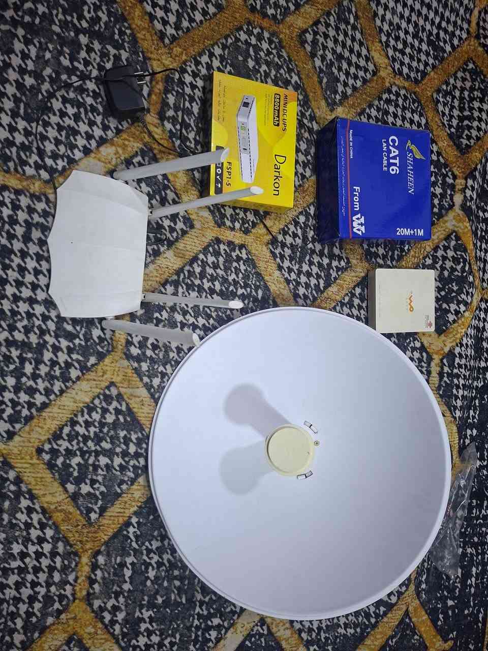 السلام عليكم منظومة كاملة للبيع اخو الجديد مستخدم 
 نانو بور بيم  + يوس بي بالكارتون + راوتر تندا + توصيلة مال ضوئي + كيبل مسلح جديد
السعر ١٠٠ مكانهن بغداد الشعب


**إذا كنت صاحب هذا الإعلان وتريد حذفه لأي سبب، رجاءا أرسل رسالة إلى الدعم الفني**