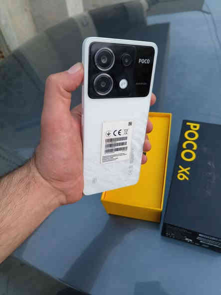 POCO X6 5G

 نرخى 210  هه زار 
زاكيره 256  رام 8 خاوينى 98%  
كامل  ئه شيا بي عه يب  و نه كراوه به زه مان 2رؤژ  گه ياندن هه يه 
***********
***********
-------------------------------------------------------------------------------------------
POCO X6 5G

سعره 210 الف 
ذاكره 256  رام 8  نظافه 98 %  
 غراضه كامل مابيه عيب خطين  و مامفتوح  بضمان يومين الفحص
متوفر توصيل
***********
***********
