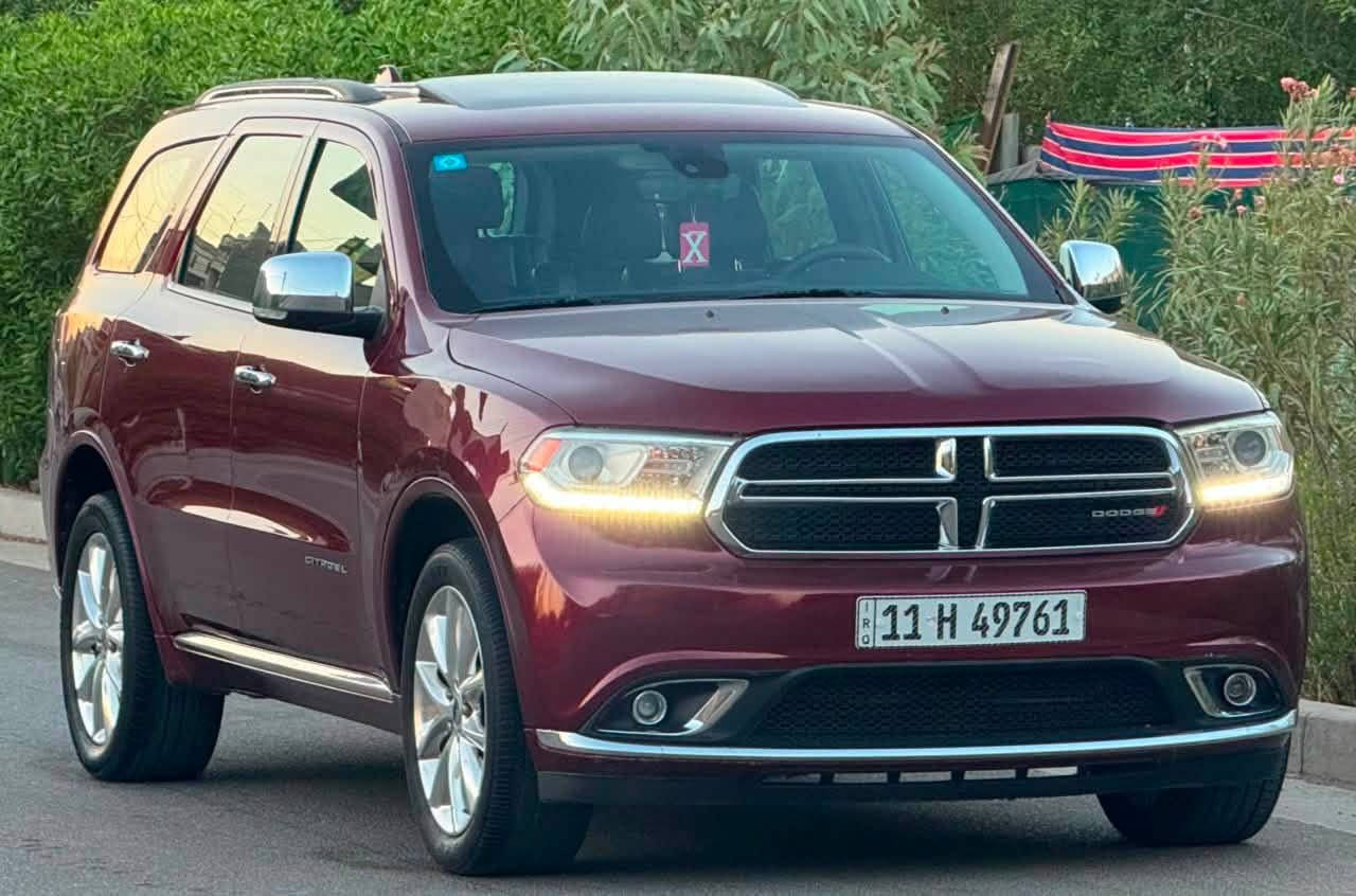 Dodge durango 2019 دورنكو سيتاديل
ضرر السيارة بنيد + جاملغ خلفي وبيها صبغ شبرين بل قمارة كلش قليل بدون ضرر
ماشيه 118
المواصفات اعلى فئة Citadel :
- محرك ٦ سلندر / ٣٦٠٠
- فتحة سقف
- جنطه كهرباء
- كشنات كهرباء
- كشنات تدفئه امامي وخلفي 
- كشنات منفصل 
- كشنات جلد
- كشن خزن 
- شاشه كبيره 
- كأمره خلفيه 
- حساس خلفي 
- ويل كب كروم
- 3 قطع تبريد 
- شفتات ستيرن 
- ستيرن كهرباء 
السعر 197$
عنواني بغداد / الكرخ
***********
***********
