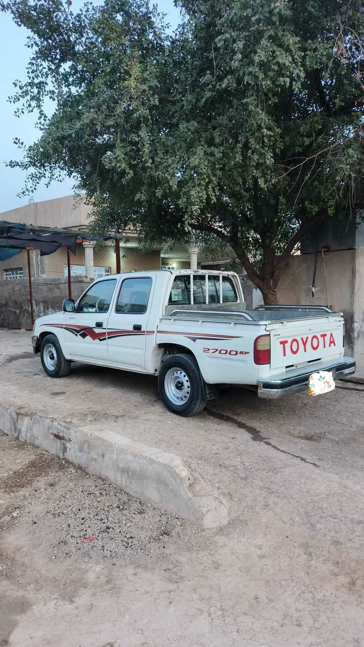 تيوتا دبل قمارة
موديل 2002 رقم اربيل
سنويه جديه مكفوله كفالة عامه 
وضع شركه كير محرك اكسل 
 تدفئه وتبريد تخم تاير جديد
      مكاني ديالى

 ***********
***********
