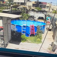 مسبح عواميد اصلي عرضه5امتار كامل درج او الفلتر تصفيه سعره 150قفل مكاني...
