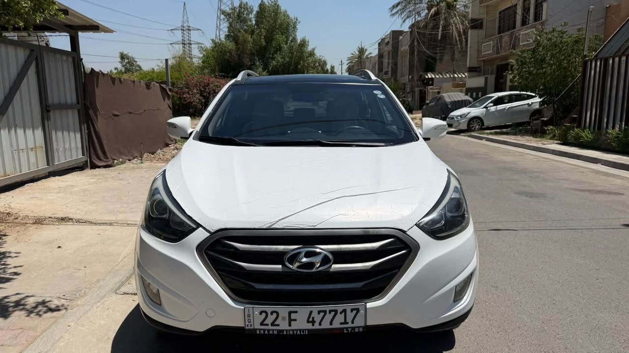 توسان موديل ٢٠١٦ خليجي رقم اربيل دولي باسمي رقم سنويه هزه جديد  فوول مواصفات محرك ٢٠٠٠ دووش بانوراما شاشه كبيره  كامرا دواره اشاير بلمري تبريد امامي خلفي داخل لونين فوول تحكمات بيه ٣ قطع صبغ فقط بدون دواخل بدون شواصي نهائيا محرك كير صدر تبريد جديد جدا السياره جاهزه بدون اي نواقص السعر  125  للاتصال  ***********
