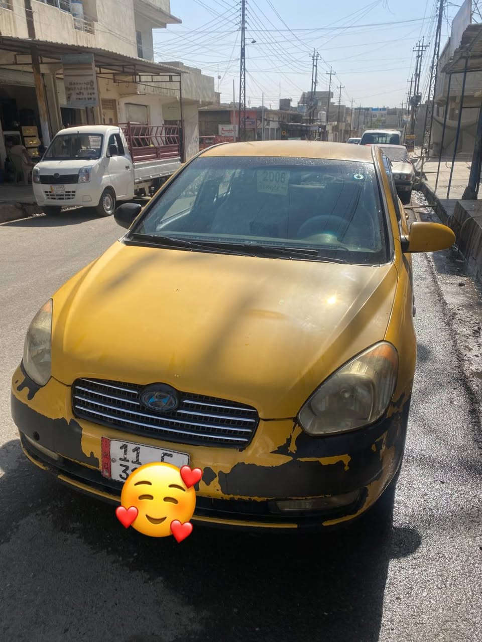 اكسنت موديل 2008  رقم بغداد مسطرة وارد كوري 
كوبون بانزين +منضومه غاز السنويه بسمي  مكان موصل حي الكرامه شرط المكينه والكير  للاستفسار 
*********** بي  واتس
