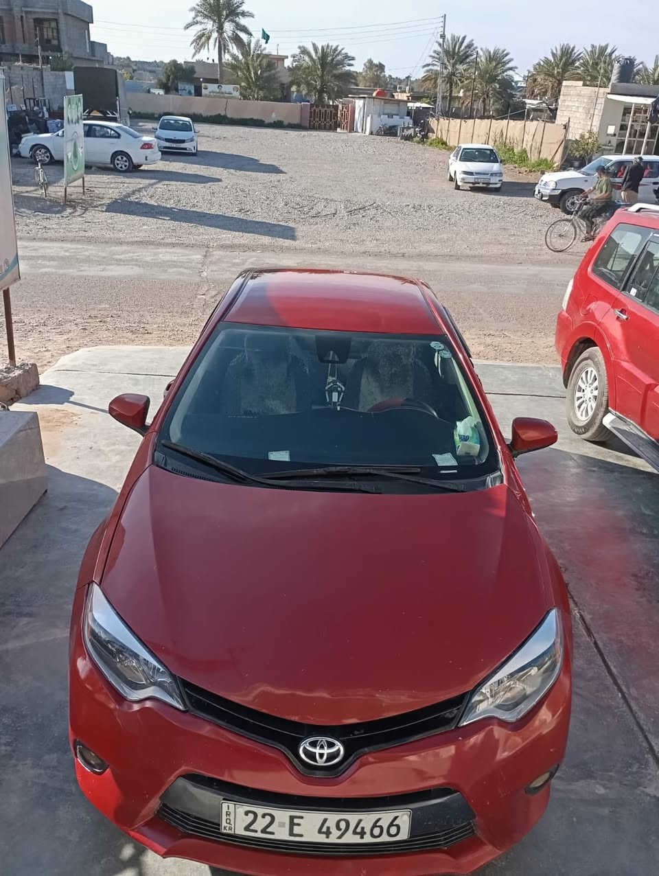 السلام عليكم كورلا للبيع 2016 مواصفات LE السيارة جاهزة بدون اي نقص رقم اربيل جاهز باسمي تحويل بشرط 
السعر 125 وبيها مجال 
رقم الهاتف :***********
مكان السيارة ديالى
