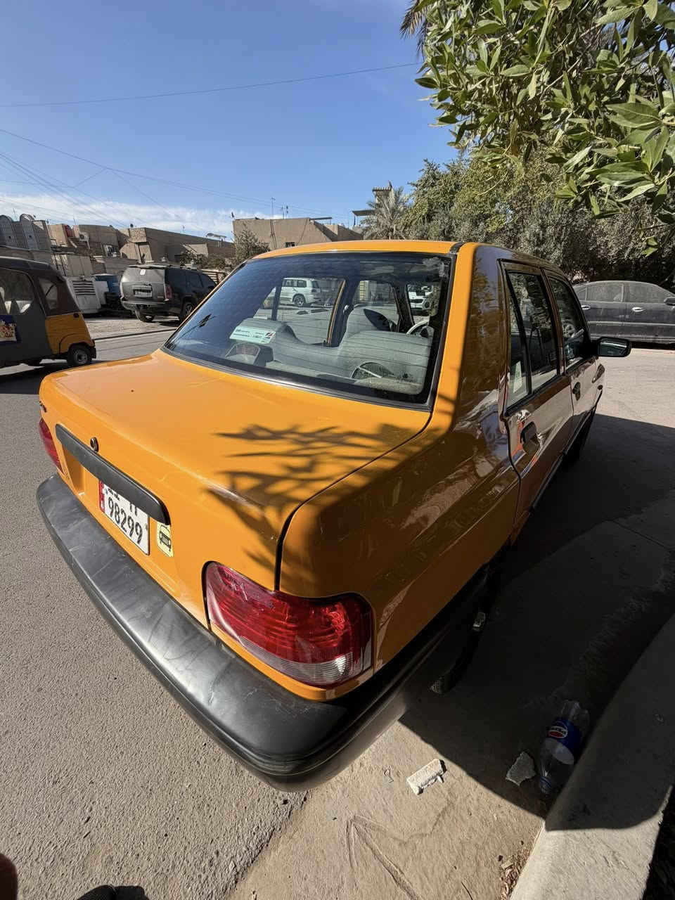 السلام عليكم سايبا موديل 2018 رقم بغداد انكليزي هزه 

جديده سنويه ب اسمي هيئه وغرامات مصفره حداديه 

امامي خلفي جديد كير مكينه مكفولات تخم تاير جديد مع 

سبير   بيها تبديل باب وجاملغ اليمنى امامي  السعر 40 

ورقه وبيها مجال بسيط مكان السياره حي البنوك للاتصال 

 ***********
