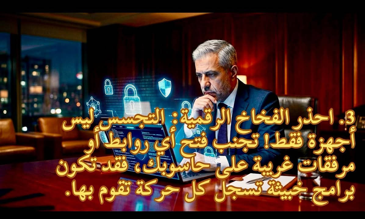 ( 5 ) نصائح لحماية نفسك من الكاميرات المخفية..
إذا كنت تشك بوجود أجهزة تنصت أو كاميرات مخفية، إليك 5 خطوات حاسمة يجب اتخاذها فوراً لضمان سلامتك:

1. الزم الصمت التام: لا تناقش شكوكك مع أي شخص في محيطك أو موظفيك. الجاسوس قد يكون أقرب مما تتخيل. تصرف بشكل طبيعي تماماً كي لا تلفت انتباهه.

2. استخدم اتصالاً آمناً خارج المنشأة : غادر مكتبك أو منزلك فوراً واستخدم هاتفاً لا يخصك، أو اشترِ هاتفاً وشريحة مسبقة الدفع لغرض التواصل مع الخبراء.

3. احذر الفخاخ الرقمية : التجسس ليس أجهزة فقط! تجنب فتح أي روابط أو مرفقات غريبة على حاسوبك، فقد تكون برامج خبيثة تسجل كل حركة تقوم بها.

4. راقب العلامات التحذيرية : انتبه إذا كانت أسرار عطاءاتك أو خططك تتسرب للمنافسين، أو إذا لاحظت تشويشاً وطقطقة غير مبررة في خطوط الهاتف الأرضية.

5. إياك والارتجال ✋: لا تبحث عن أجهزة التنصت بنفسك، ولا تشترِ أجهزة فحص رخيصة من الإنترنت.

الحل الأمثل؟ تواصل فوراً مع خبراء فريق الاستجابة في شركة الجدار الناري لخدمات الأمن السيبراني للتدخل باحترافية، وسرية، وبأحدث معدات الـ TSCM العالمية.

📞 اتصل بنا الآن (من خارج منشأتك) لضمان بيئة عمل آمنة:

***********

***********

***********

#الأمن_السيبراني #TSCM #الجدار_الناري #أمن_المعلومات #حماية_الشركات #مكافحة_التجسس #العراق #بغداد
