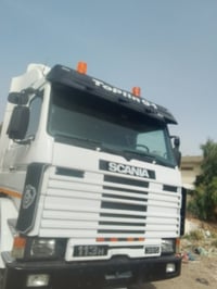 سكانيا 13 موديل 91  سنكل تانكي شاكر طوناج شغال جديد وسنوية 2029 حمولة ...