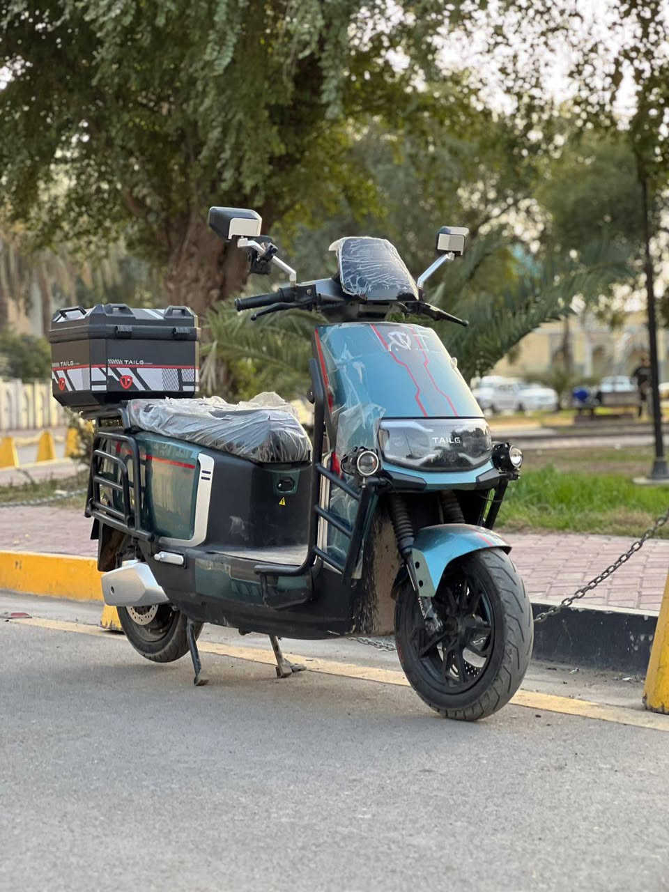 السلام عليكم..دراجه تالج ..تسلا المقدسه ..TAILG.. TESLA..
بصمه ...موديل2026.. السرعه الفعليه مع الوزن k.70...حقيقي وشرط الفحص..ملف SPORT .2000.. عدد البطاريات ..6..كبير .72
فولت ...38 امبير .. تقطع مسافه بل شحنه الواحده .K .90 كيلوو...الدراجه بعده وكاله ... وضع شركه ...كهربائيات كله شغاله..مخرج USP... ازرار صوتيه ..بصمتين ..تشغيل بصمه...وتشغيل عن بعد وجهاز مانع سرقه..اشاره..دبل اشاره..لايت عالي ناصي هورن سكن .سطاب لايت..لدات أماميه خلفيه ..دسك أمامي خلفي.....وصل المعرض..موجود. 
اي استفسار اتصال 

***********

مكاني بغداد
