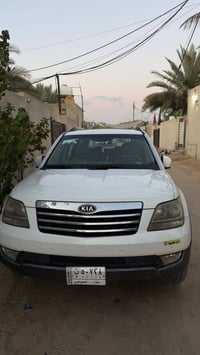 سياره كيا مهافي لون ابيض كويتي اعلى مواصفات فول مديل 2011 رقم بغداد ال...