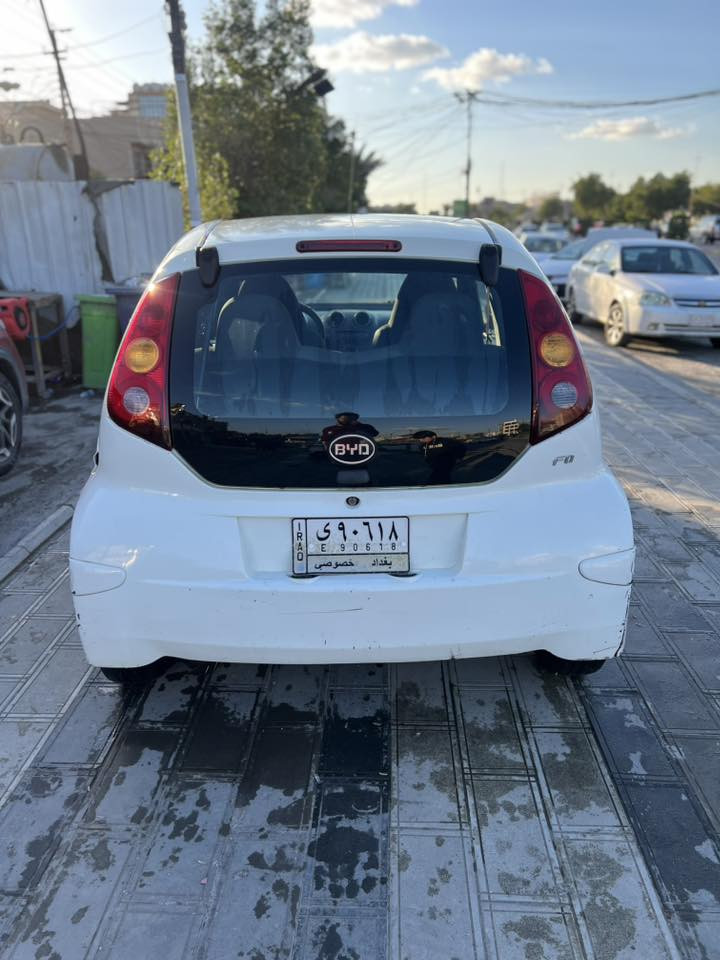 Byd. F0  للبيع
موديل 2013 
كير عادي
باسمي تحويل ثاني يوم
بصمة ابواب وتشغيل
تدفئة تبريد 
مكفولة من صبغ
كير ومحرك خير من الله 
بيها طختين ويمكن مبينه بصور ويرجعن ع بارد
سيارة جداً جداً اقتصادية
السعر ٣٢ وبيها مجال بسيط 
المكان بغداد السيدية
***********
