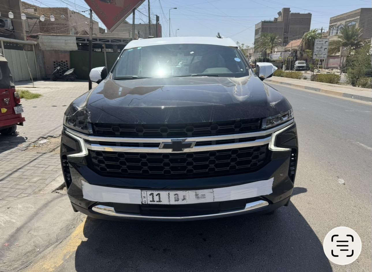 تاهو موديل 2024 ls وكالة المنصور ماشية 10 آلاف كم لون اسود جديدة بس رصعة حصو ة بالجاملغ الخلفي السعر 54000 $ سيارة جديدة رقم بغداد أنكليزي باسمي موقعها بغداد الاتصال ***********
