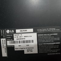 تلفزيون LG باب اول درجه اولى قياس 43 السعر 100 قفل للتواصل 07732336614