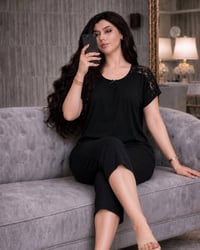 ⁨ ⁨ ⁨ ⁨ ⁨ تراك برمودة فانيله قطن الاصلي 🖤🐆 ‏‎القياسات :  S .M .L .XL ....