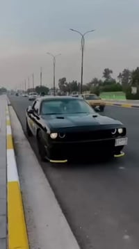 جالنجر موديل 2014 محدثة 2022 رقم بغداد سيارة حادثها جاملغ خلفي مال امر...