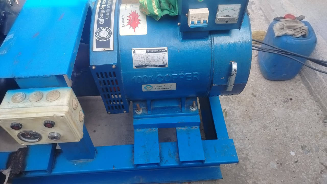 السلام عليكم 
مولده للبيع ينمر ياباني 4 سلندر 
 30 كيفي 
الاستفسار ***********
