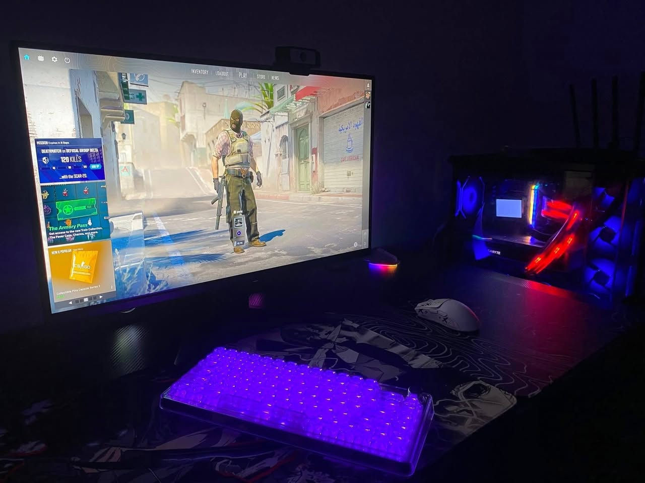 تجميعه. للبيع 
15 12400F
COOLER MSI 360
H610 MB
16G RAM
RTX 3080 GIGABYTE WHITE
256 SSD AND 128 SSD
PSU 650W BRONZE
CASE ACER WITH 7 FAN ARGB
كيبلات ليان لي للمعالج والمذربورد وكرت الشاشه

سعر الكيس1400
الشاشه msi 320hz 
كرسي كيمنك 
سماعه هايبر اكس كلاود 3 وايرليس 
كيبورد اتاك شارك 
ماوس اتاك شارك 
ميز كهربائي
مكاني بغداد السيدية 
***********
