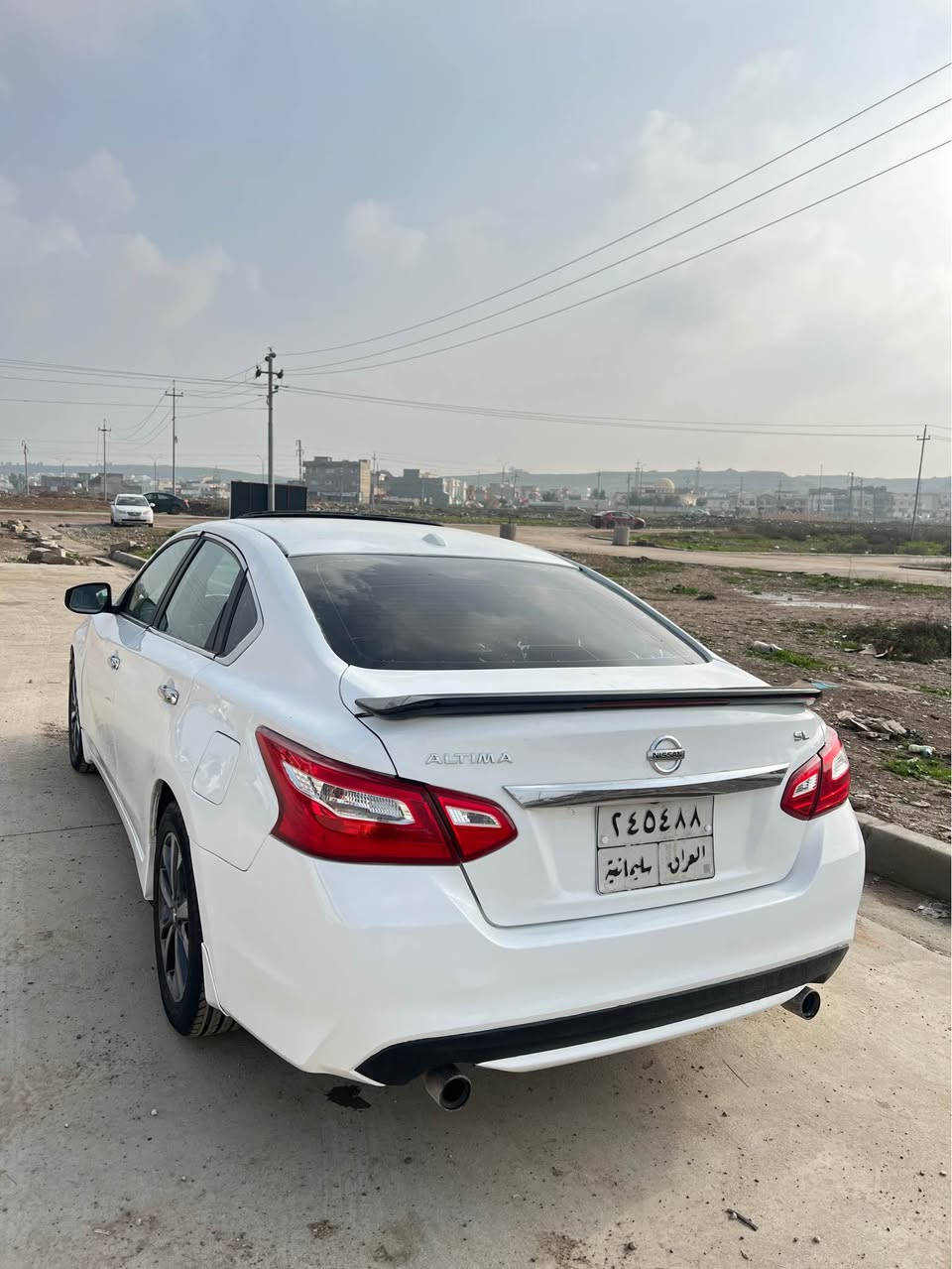 نيسان التيما ٢٠١٦ sl فول مواصفات سلايد بصمة شغال شاشة كبيرة كاميرة إشارة بل مراية كشن جلد هيتر استيرن هيتر ويل كب بلادي تحديد سرعة ضرر سيارة مكلوب صبغ عام كدام و وراء داخل ابوب مابي سعر ٩٢ ورقة *********** دهوك, العراق
