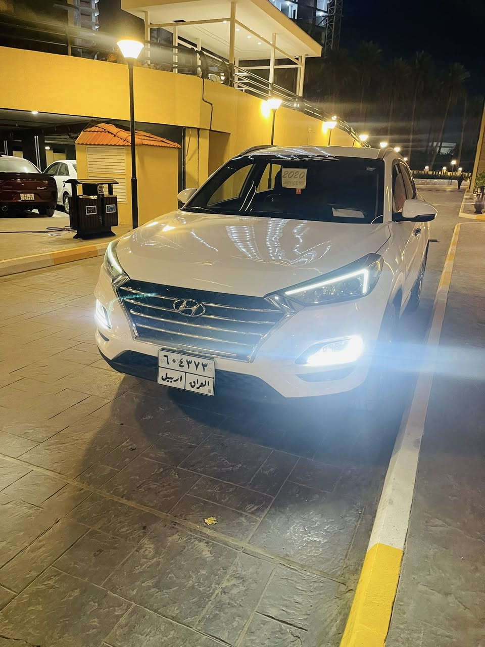 توسان موديل 2020 خليجي بيها جاملغ وبنيد بدون دواخل وبارد بلباب الخلفي شبر وباقي كفالة مواصفات معروفة بصمة فول عدا فتحة المكان نجف  الاستفسار 
***********
