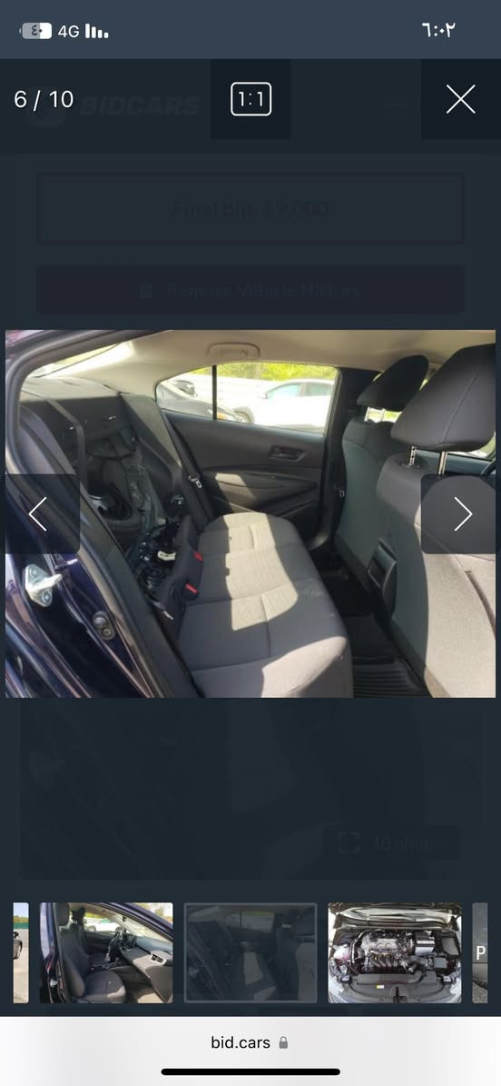 كورلا 2022 
كلشي موضوح بلسونار والصور 
صارت عندي رصعه بسيطه بلباب مال سايق اثر دراجه وماعدلتها عفتها غير هاي والسونار مابيها اي شي
ماشيه 48 الف ميل ، سنوية بأسمي
145 وبيها مجال بسيط
حي الجهاد / الرفاق
*********** واتس
*********** خط
