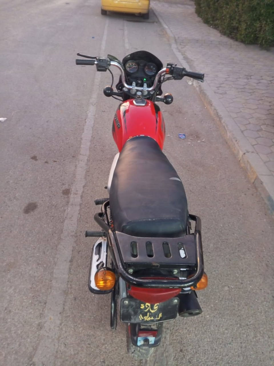 يا الله اللهم صل على محمد وال محمد 
من معرض ابو شوارب للدراجات النارية 
دراجة بوكسر هندي اصلي 2023 جبلي اخر اصدار 
اوراق سحب مو اصلي تالفه مكفولة من سرقه تاخذها من بيت  واكاتبك وي راعيها 
تخم تاير جديد 
عالي ناصي هورن 
نكره سلف 
مكينه مجفته جديد لا تنقيص ولا تبخير 
دبلات فول 
كشر وشاصي فول كدام عين 
الدراجة بحقيقه احلى من صور 
السعر 900 وبيها مجال 
مكان بغداد الغزالية شارع ضغط 
واتساب ***********
