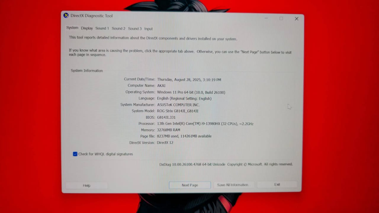 لابتوب Asus ROG Strix G18 للبيع – مستعمل بحالة ممتازة

المواصفات:

- المعالج: Intel Core i9-13980HX 
- كرت الشاشة: NVIDIA GeForce RTX 4070 Laptop GPU ‏(8GB GDDR6) مع MUX Switch + Advanced Optimus
- الرام: 32GB DDR5
- التخزين: 2TB PCIe SSD
- الشاشة: 18 بوصة WQXGA (2560×1600)
- الحالة: مستعمل ونظيف جداً.


**إذا كنت صاحب هذا الإعلان وتريد حذفه لأي سبب، رجاءا أرسل رسالة إلى الدعم الفني**