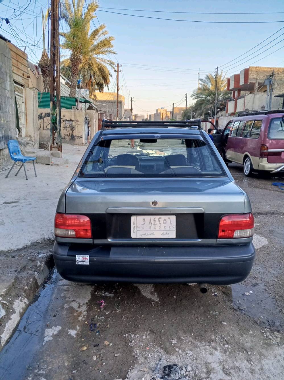 سياره كيا برايد موديل 1992 اوتماتيك مكيزه 1500  رقم بغداد 