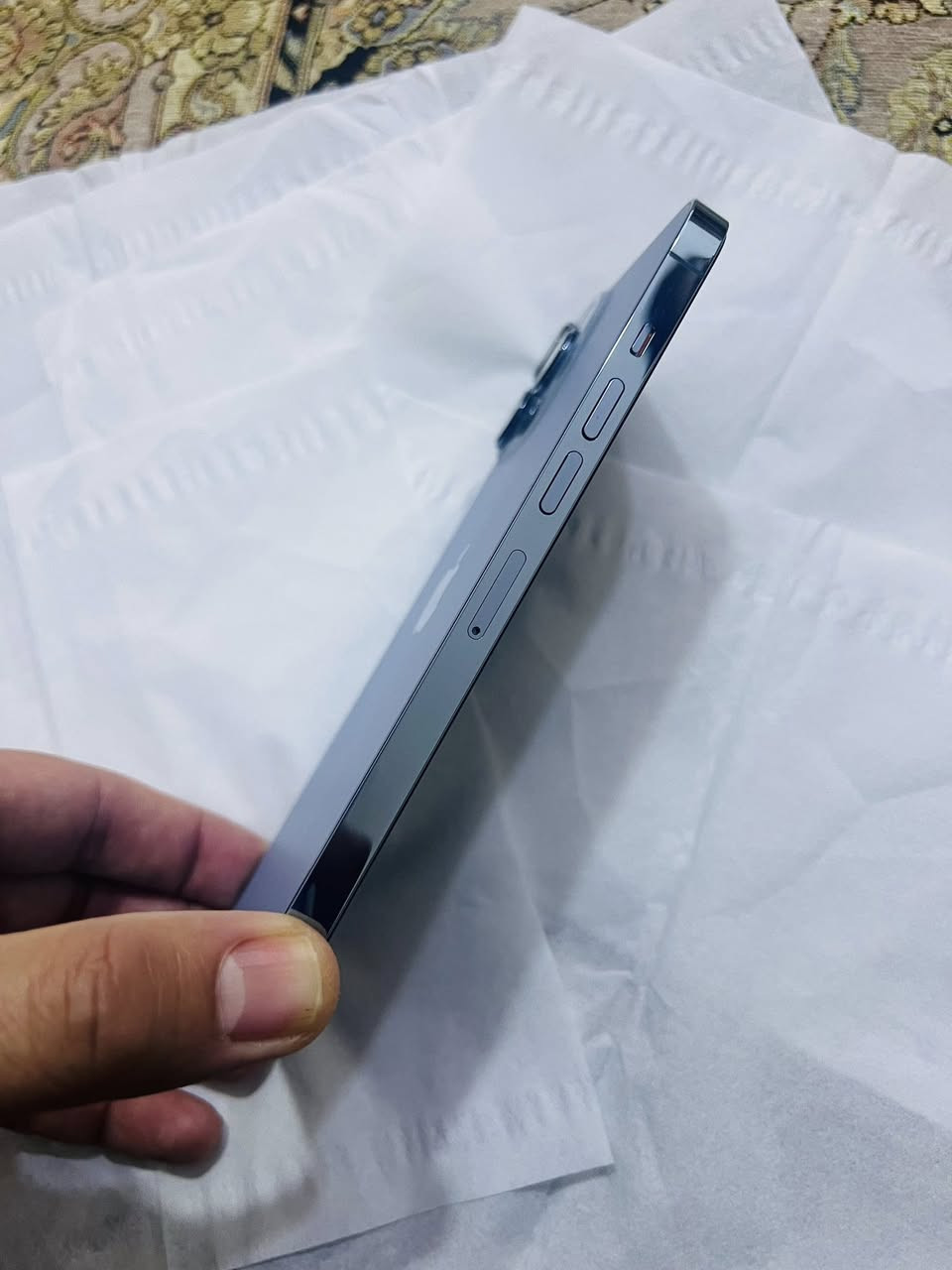 Iphon 13 pro max للبيع
جهاز مامفتوح فقط مرفوع بطاريه من ٨٩ علي 100

1sim
256gb
LLA
🔋100
شرط مامفتوح  ولا شخط 
لون سماوي 
سعر ٦٥٠ الف قفل جهاز بعد جديد كارتون ويا 
مكاني كركوك  توصيل ماعندي


**إذا كنت صاحب هذا الإعلان وتريد حذفه لأي سبب، رجاءا أرسل رسالة إلى الدعم الفني**