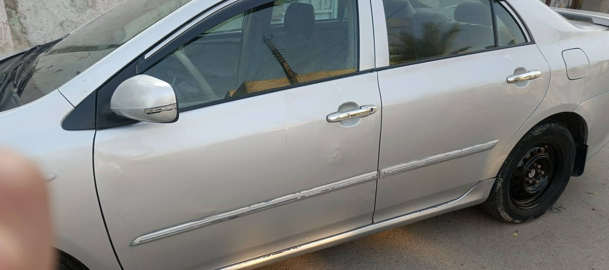 سلام عليكم كورلاه البيع موديل 2008 خليجي كير محرك دخم تاير صدر جديد  وبيه قطعتين صبغ داخل جديد العنوان شرطه الخامسه سويب   السياره بسمي سعر 95 وبيه مجال رقمي عل وتساب *********** ورقمي عل الرصيد ***********
