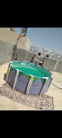 مسبح • مستعمل موسم واحد • ٧٥سم×٢٫١٥م