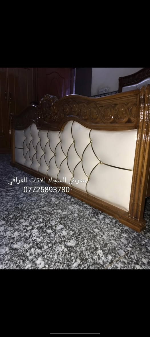 غرفة نوم ستة ابواب ملحق صاج من الداخل والخارج دنك زان سرير زان الدوشمة والصبغ حسب الطلب سمك الصاج 5 ملم للاستفسار والحجز  *********** 
                                  ***********
معرض السجاد للاثاث العراقي 
بغداد الدورة أبو دشير الشارع التجاري
