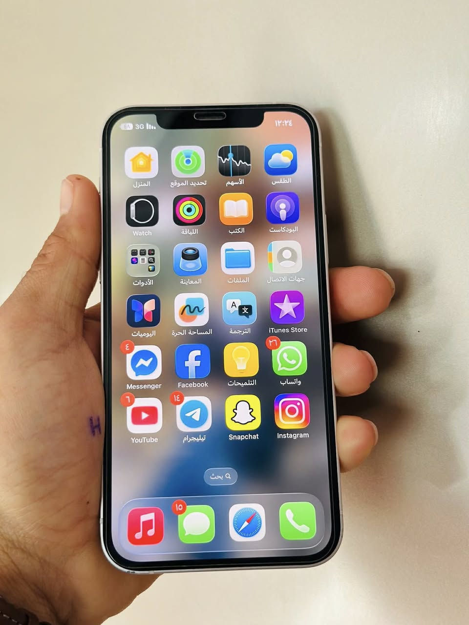 ايفون 12عادي خط واحد امريكي يدعم فقط شريحه إلكترونيه بطاريه 90 مكفول من كل خلل للسعر 275 الاستفسار خاص او الاتصال ***********بي وات ساب
