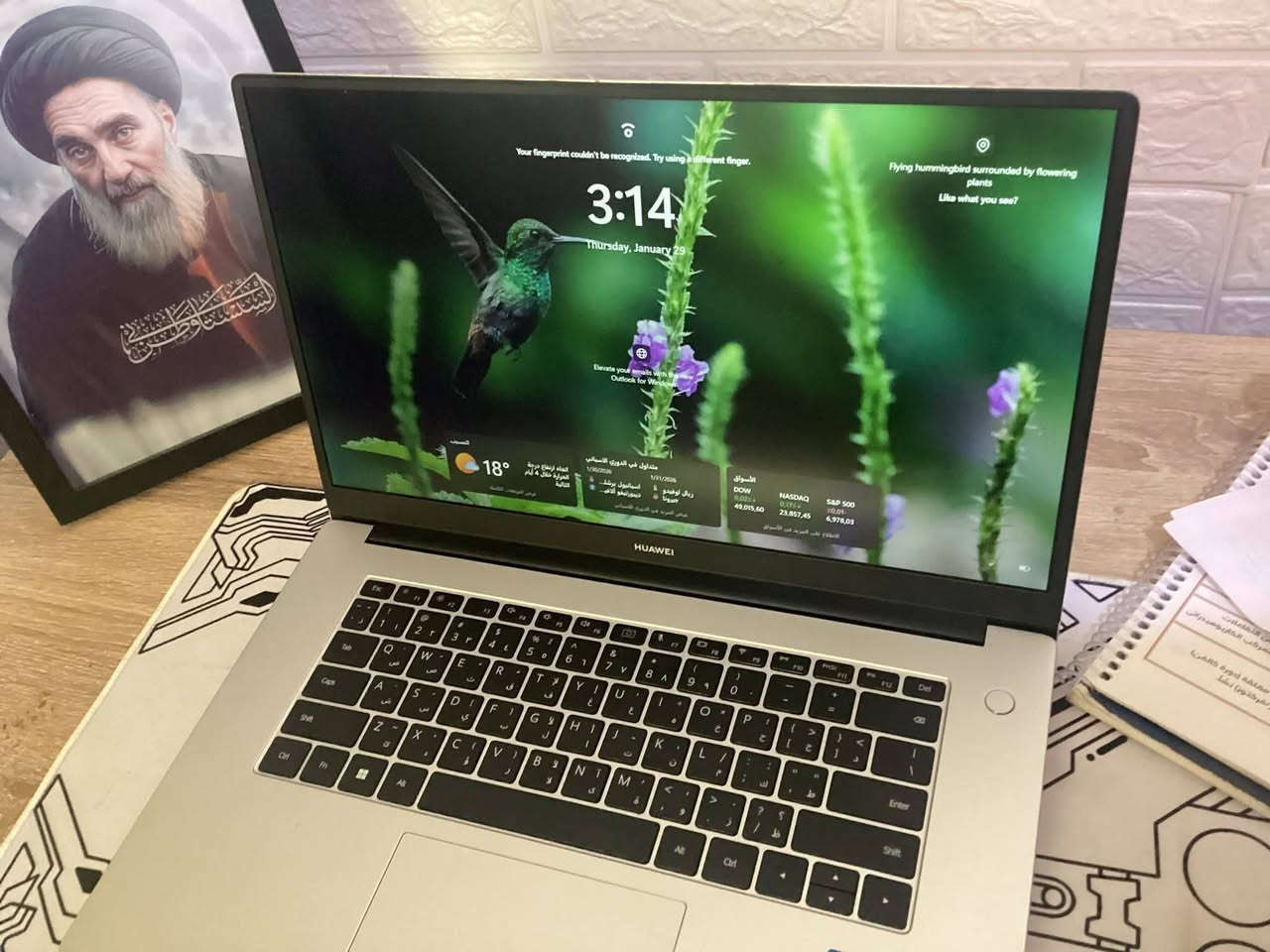 لابتوب هواوي HUAWEI MateBook D 15 (11th Gen) مستخدم نضيف حيل استخدام طباعه فقط مناسب للطلاب جامعات يشغل كل برامج ويشغل العاب روقيت ليق وهواي العاب وكل زين لاستخدام الجامعة سعره : 700 بيه مجال 

مواصفات : 

معالج : Ci511G
كارت شاشة : مدمج من انتل 
رامات 8 : DDR 4


**إذا كنت صاحب هذا الإعلان وتريد حذفه لأي سبب، رجاءا أرسل رسالة إلى الدعم الفني**