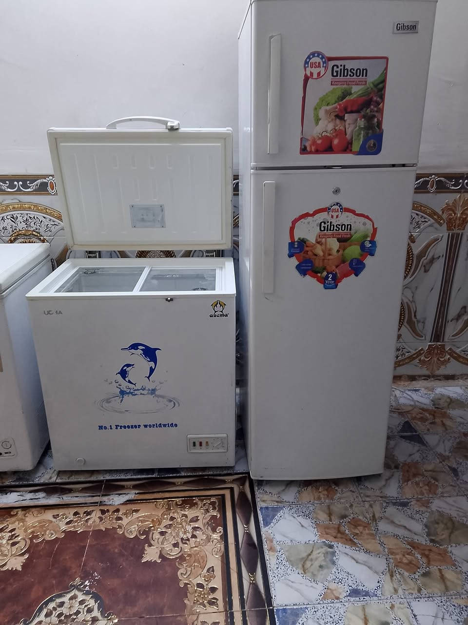 المجمده الصغيره (120) المجمده الجبيره (130)  والثلاجه (110)


**إذا كنت صاحب هذا الإعلان وتريد حذفه لأي سبب، رجاءا أرسل رسالة إلى الدعم الفني**