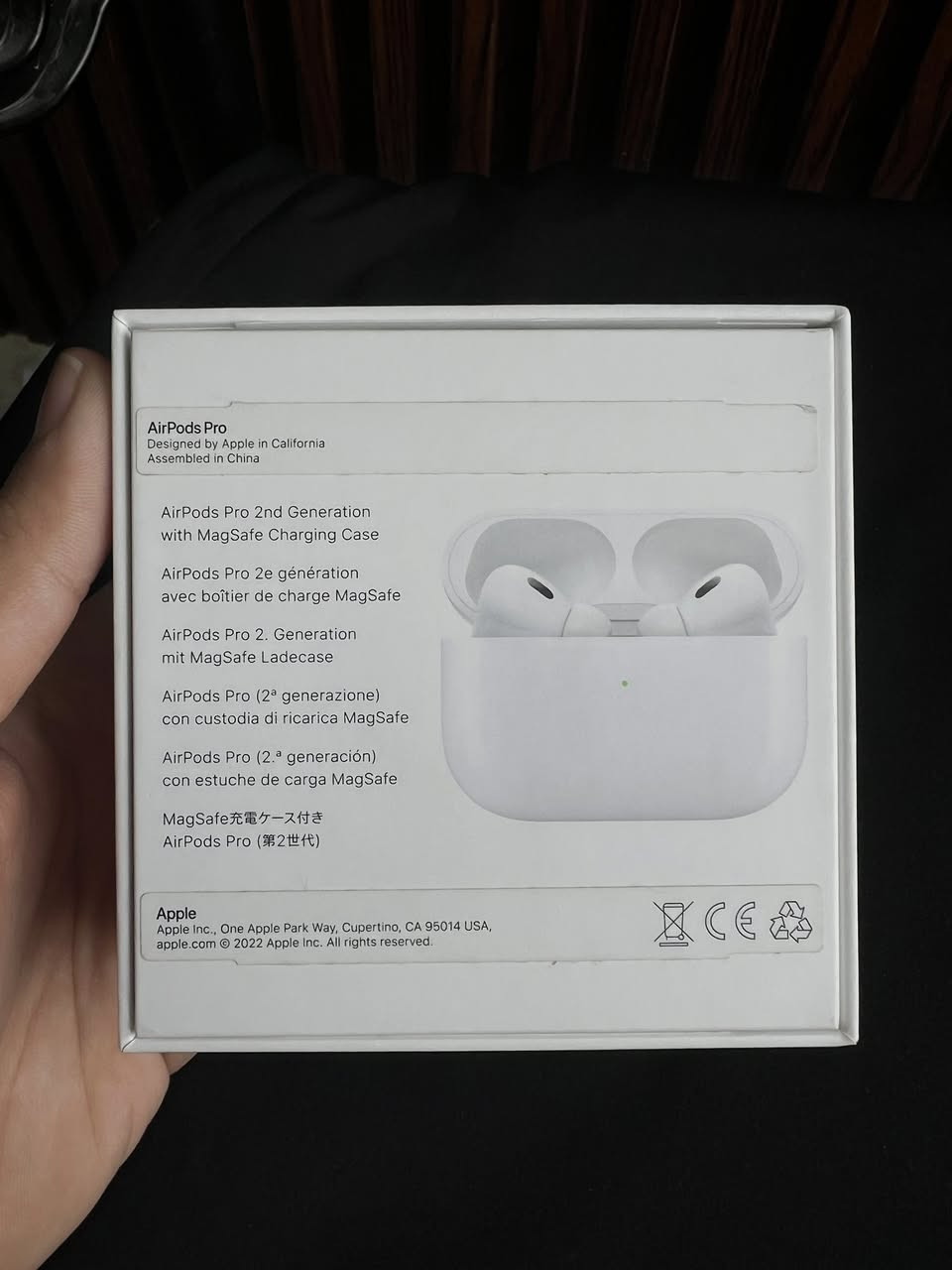 Airpods Pro 2
اصلي غير مقلد
الكارتونه وياها 
بحاله جيدة
سعرها 170 وبيها مجال


**إذا كنت صاحب هذا الإعلان وتريد حذفه لأي سبب، رجاءا أرسل رسالة إلى الدعم الفني**