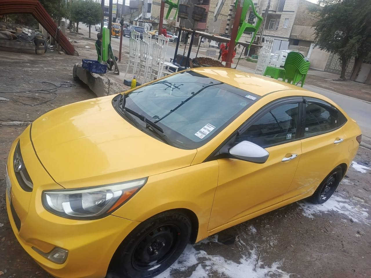 السلام عليكم اكسنت موديل 2015 بدون حادث فقط حالوب السيارة جاهزة من كلشي السعر  89 وبيهه مجال بسيط رقم الهاتف ***********
