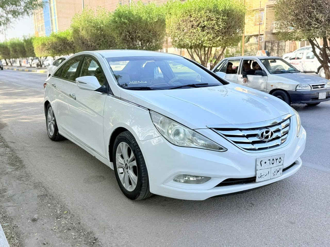 سوناته موديل 2011سعر 104خليجي مكفوله من ضربه بيه رشات صبق بصيطه مواصفات شاشه كبيره كامره دواره تحكم استيرن مثبت سرعه داخل بيجي حساسات أمامي  خلفيه محرك وكير مكفولات محرك 2400دوش  تبريد ثلج قطعتين تبريد منضومه غاز ٦٠ التر انسه صرف حداديه ربل جديده تخم تاير مكان سياره كربلاء المقدسة الاستفسار ***********
