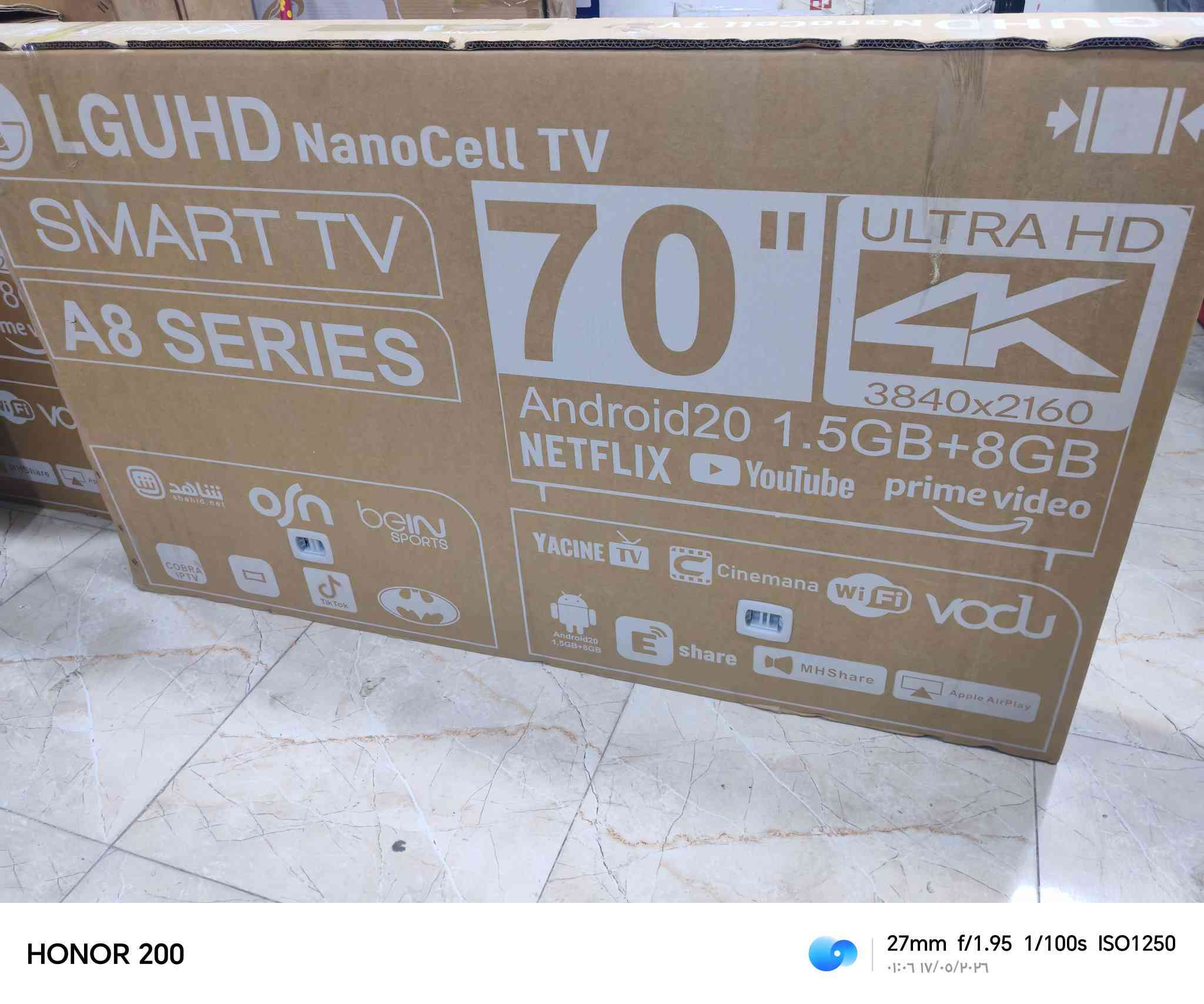 علمن الشاشه جديد لوك بلجيس *********** هاتف واتساب
سلام عليكم شاشه حجم 70
نوع LG UHD
4K
بدقه 2160 عاليه الدقه
معه برنامج يشغل جميع مباريات بين سبورت قنوات
تحكم كلش سلس وسريع
معه هديه ريمونت ماوس ناطق هدي
يوتيوب كلش سريع تحكم كلش سلس
صوره كلش حلوه وراقيه الوان حلوه كلش
كرت ضمان 6 اشهر
سعره 510 الف
مكاني بغداد مدينه الصدر
*********** هاتف واتساب
