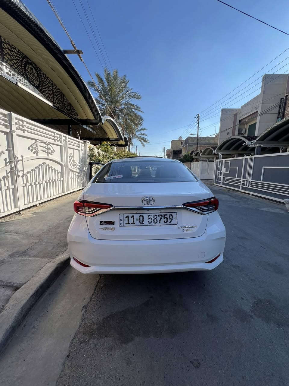 السلام عليكم
كورلا هايبرد 2024 شكل الخليجي 

ماشية ٤٦،٠٠٠الف كيلو

المواصفات:

كشن كهرباء 

فتحة سقف 

بصمه 

قطعتين تبريد 

شاشه

كامره خلفيه 

رادار امامي 

وهواي مواصفات 

السياره بيها طخه بسيطه بل باب الخلف الصدر       الباقي كفاله عامه 

السعر ١٤٨$ وبيها مجال بسيط 

 

للاستفسار ؛***********
