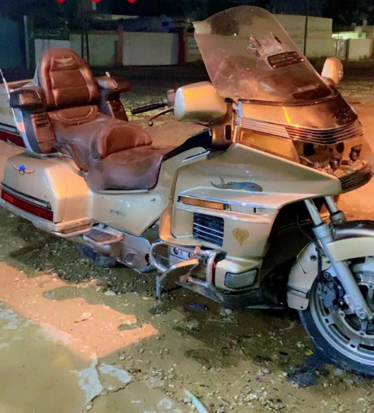 سلام عليكم گولد وينگ للبيع موديل 88 بدون رقم مكينه بگنت قبل يومين دراجه كامله فقط يرادلها مكينه  السعر ١٤ وبيها مجال اوو مراوس ب هارلي ستد او شادو  مكان سامراء 
***********
