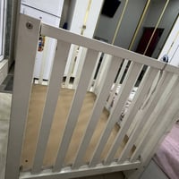 سرير اطفال وكالة ( اكيا ) خشب ppf قياس اصلي  نضيف كلش طول 110  والعرض ...